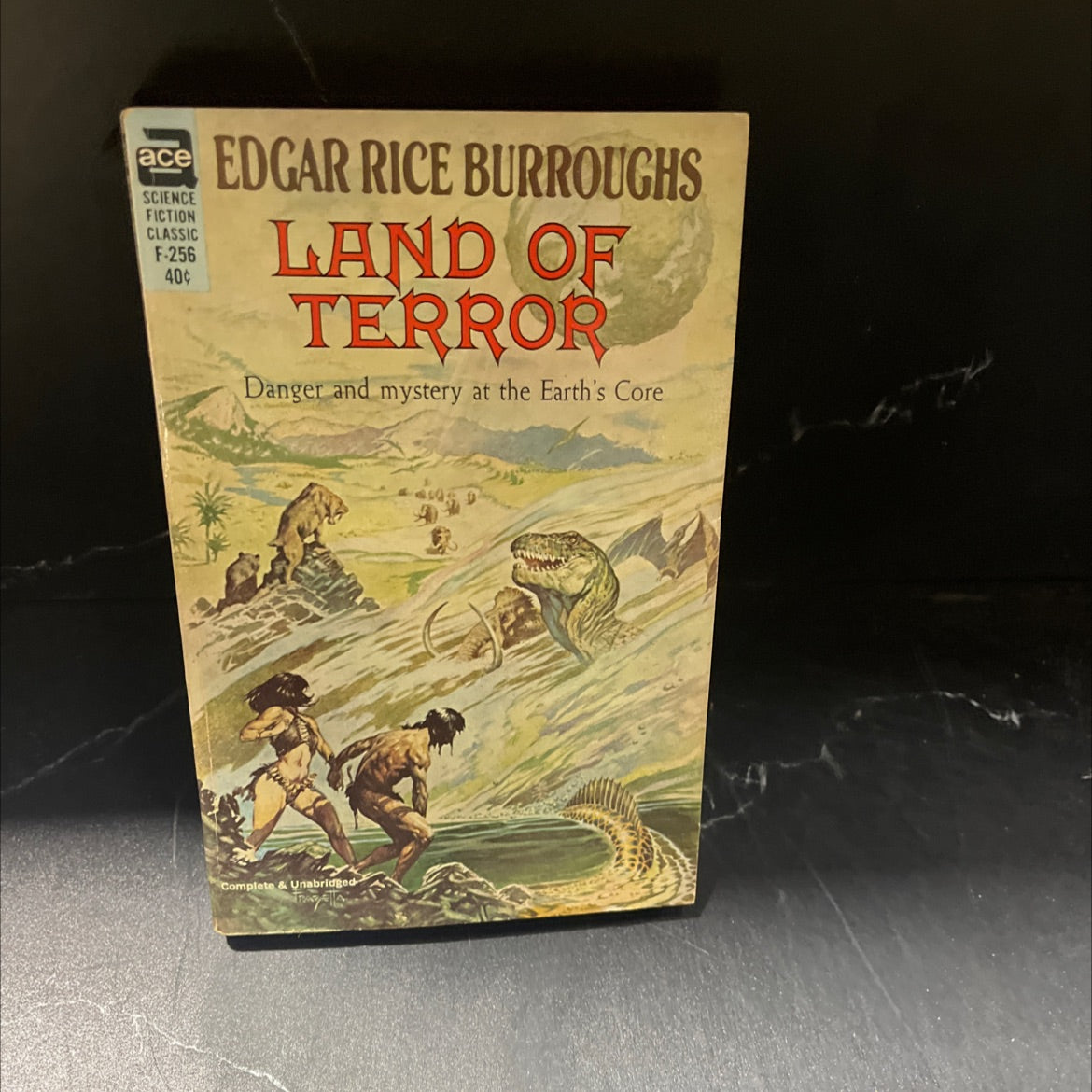 land of terror book, by edgar rice burroughs, 1944 Paperback image 1