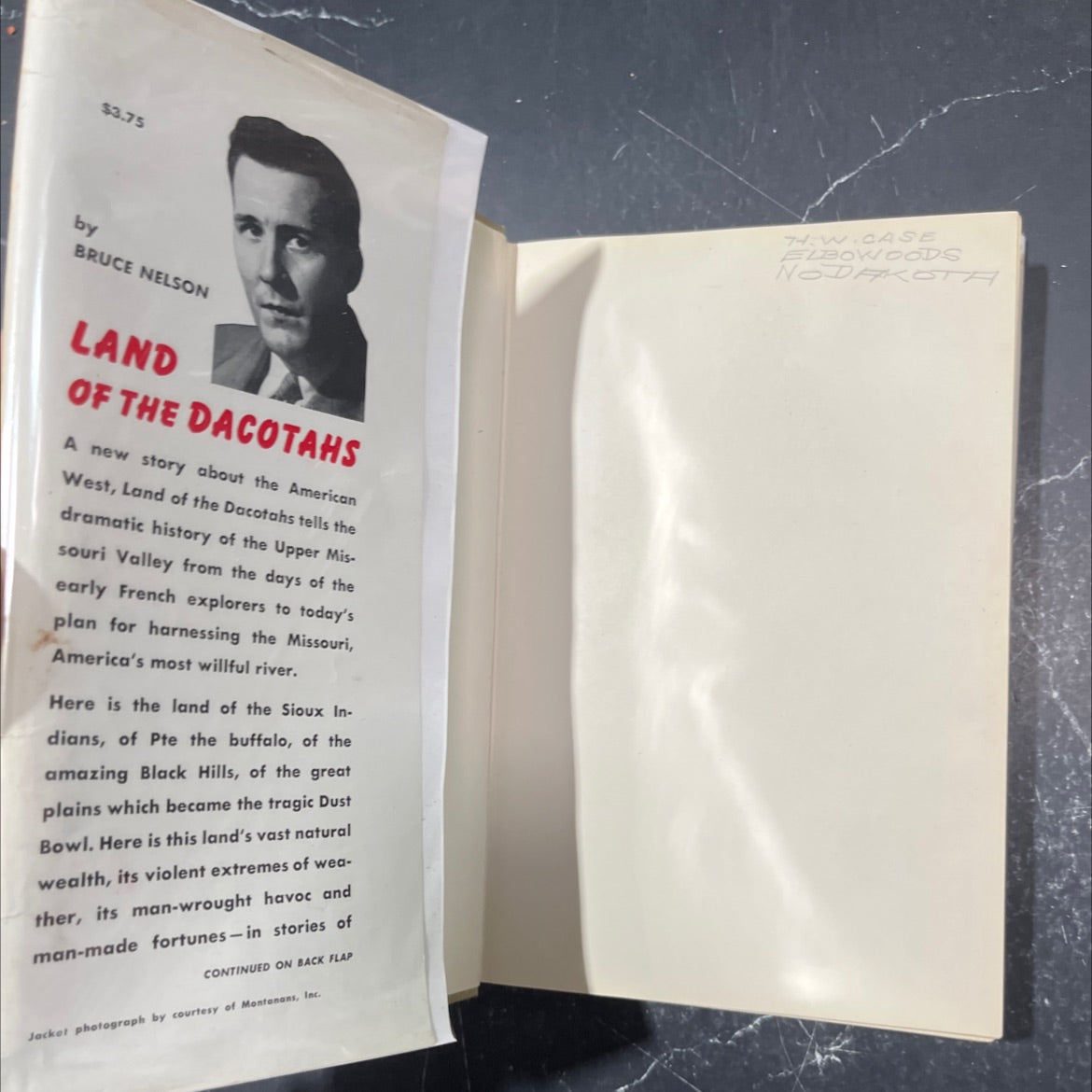 land of the dakotahs book, by bruce nelson, 1946 Hardcover image 4