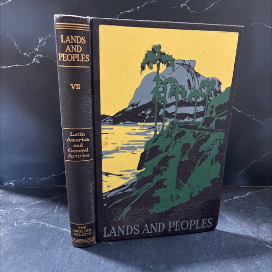 lands and peoples the world in color new york volume vii book, by the grolier society, 1957 Hardcover image 1