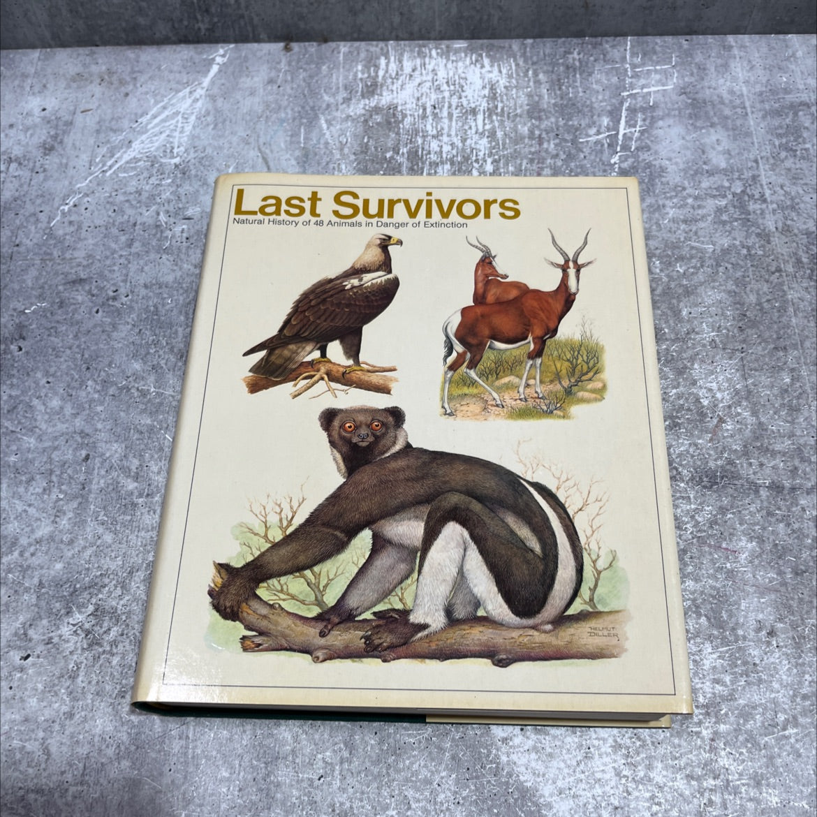 last survivors the natural history of animals in danger of extinction book, by noel simon, paul géroudet, 1970 Hardcover image 1