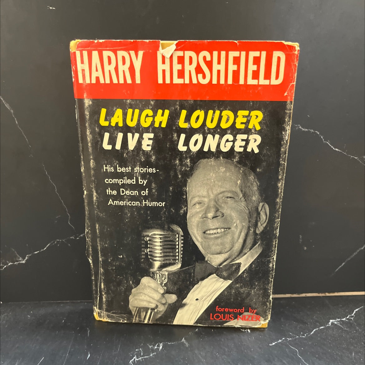 laugh louder live longer book, by harry hershfield, 1959 Hardcover image 1