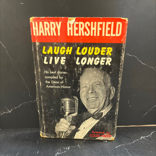 laugh louder live longer book, by harry hershfield, 1959 Hardcover image 1
