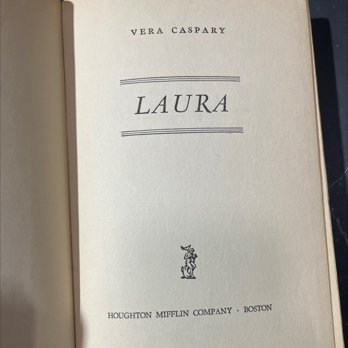 laura book, by vera caspary, 1943 Hardcover image 2