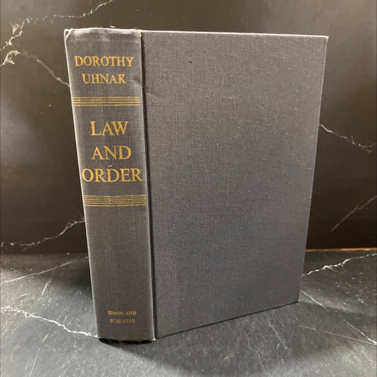 law and order book, by dorothy uhnak, 1973 Hardcover image 1