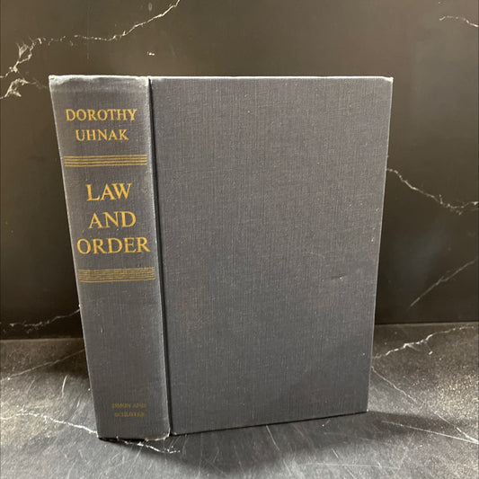 law and order book, by dorothy uhnak, 1973 Hardcover image 1