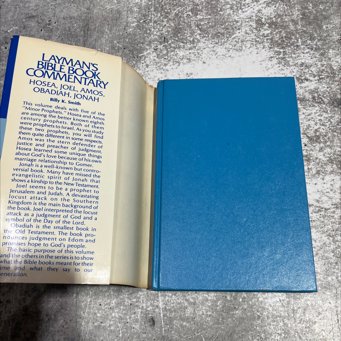 layman's bible book commentary hosea, joel, amos, obadiah, jonah volume 13 book, by Billy K. Smith, 1982 Hardcover image 4