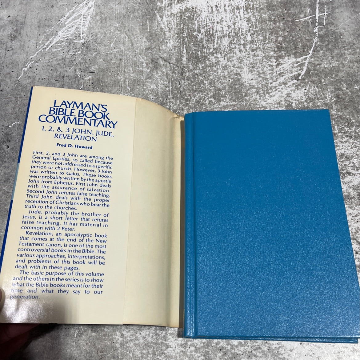 layman's bible book commentary lb bc 1, 2, & 3 john, jude, revelation volume 24 book, by fred d. howard, 1982 Hardcover image 4