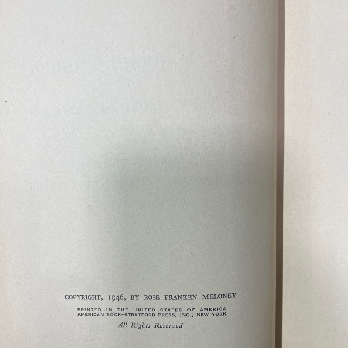 ldier's wife young claudia book, by rose franken, 1946 Hardcover image 3