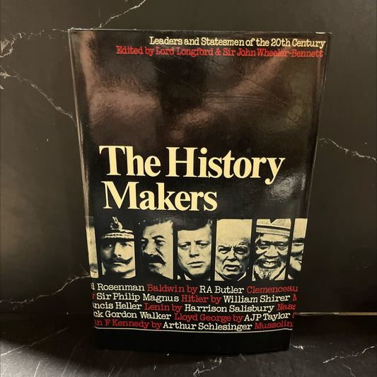 leaders and statesmen of the 20th century book, by lord longford & sir john wheeler-bennett, 1973 Hardcover image 1