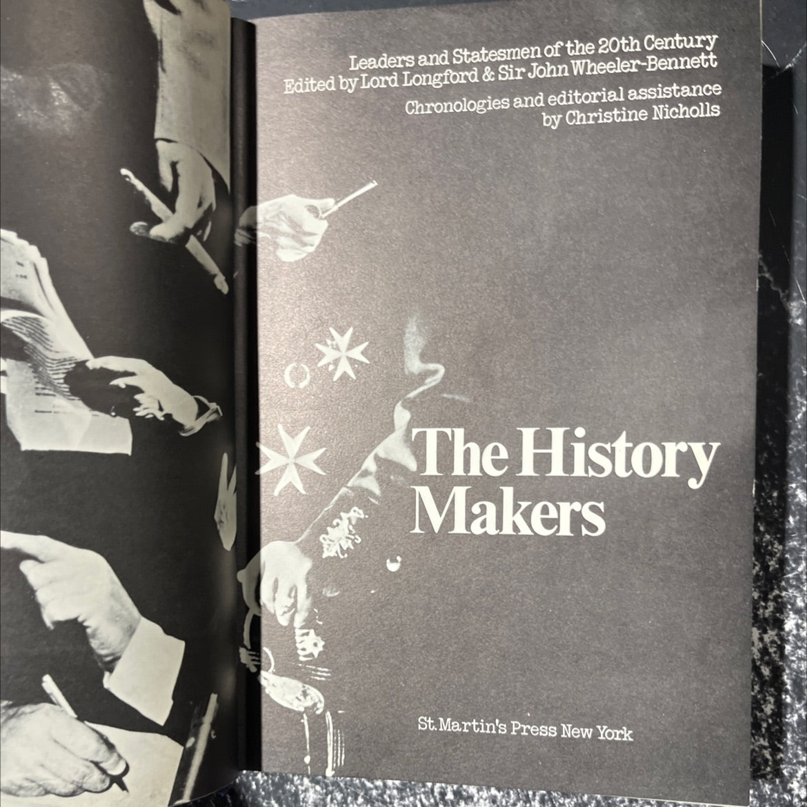 leaders and statesmen of the 20th century book, by lord longford & sir john wheeler-bennett, 1973 Hardcover image 2