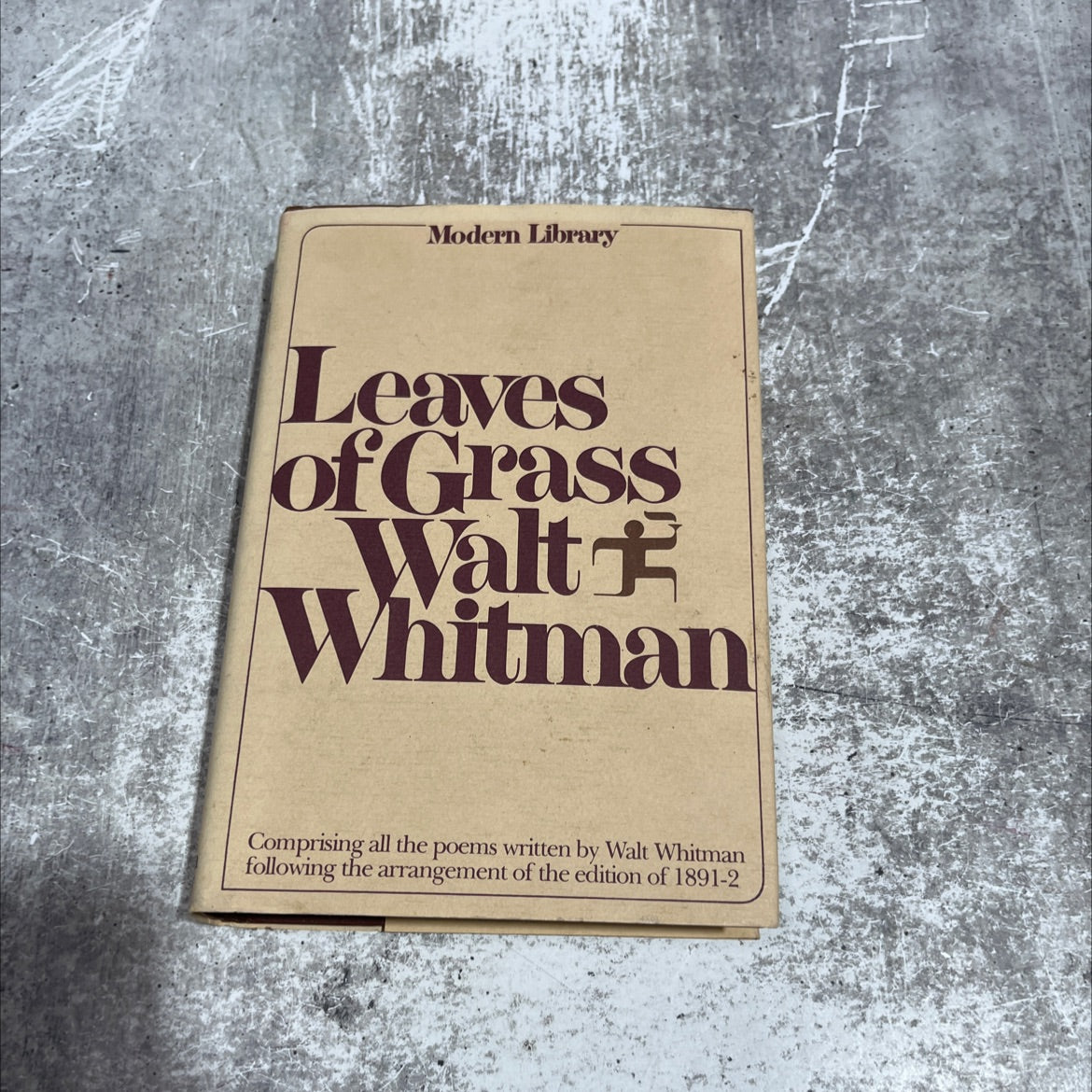 leaves of grass comprising all the poems written by walt whitman following the arrangement of the edition of 1891-'2 image 1