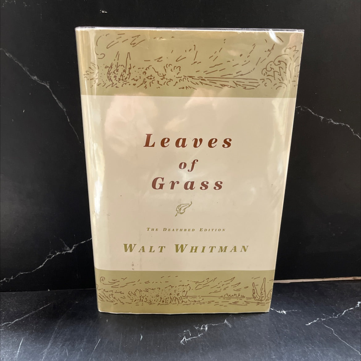 leaves of grass book, by walt whitman, 1992 Hardcover image 1