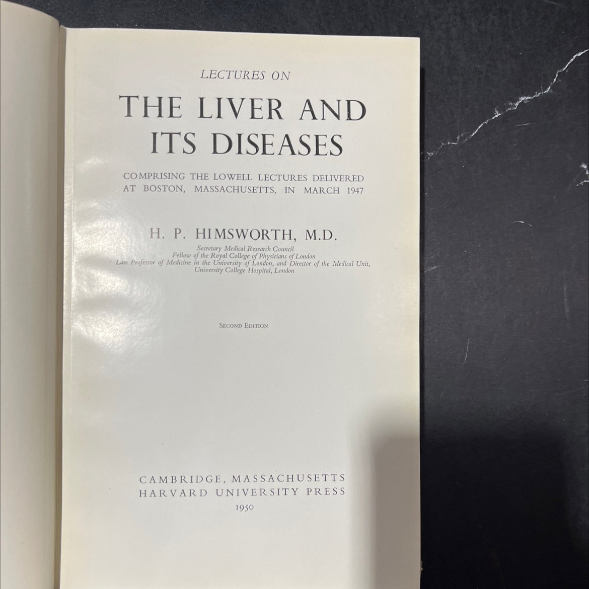 lectures on the liver and its diseases comprising the lowell lectures delivered at boston, massachusetts, in march 1947 image 2