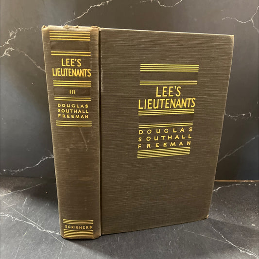 lee's lieutenants a study in command volume three gettysburg to appomattox book, by douglas southall freeman, 1944 image 1