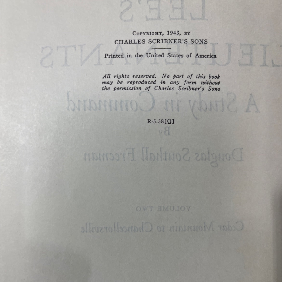 lee's lieutenants a study in command book, by douglas southall freeman, 1943 Hardcover image 3