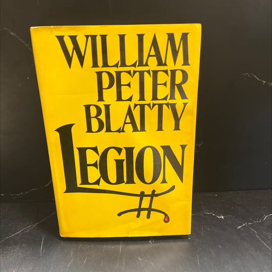 legion book, by william peter blatty, 1983 Hardcover image 1