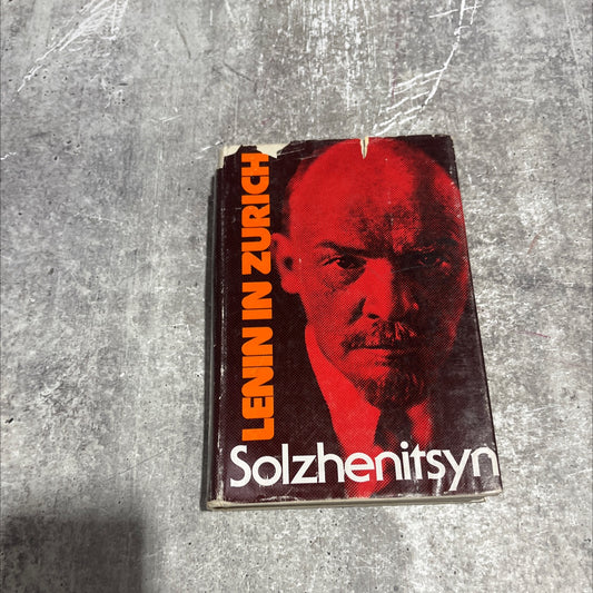 lenin in zurich book, by alexander solzhenitsyn, 1976 Hardcover image 1