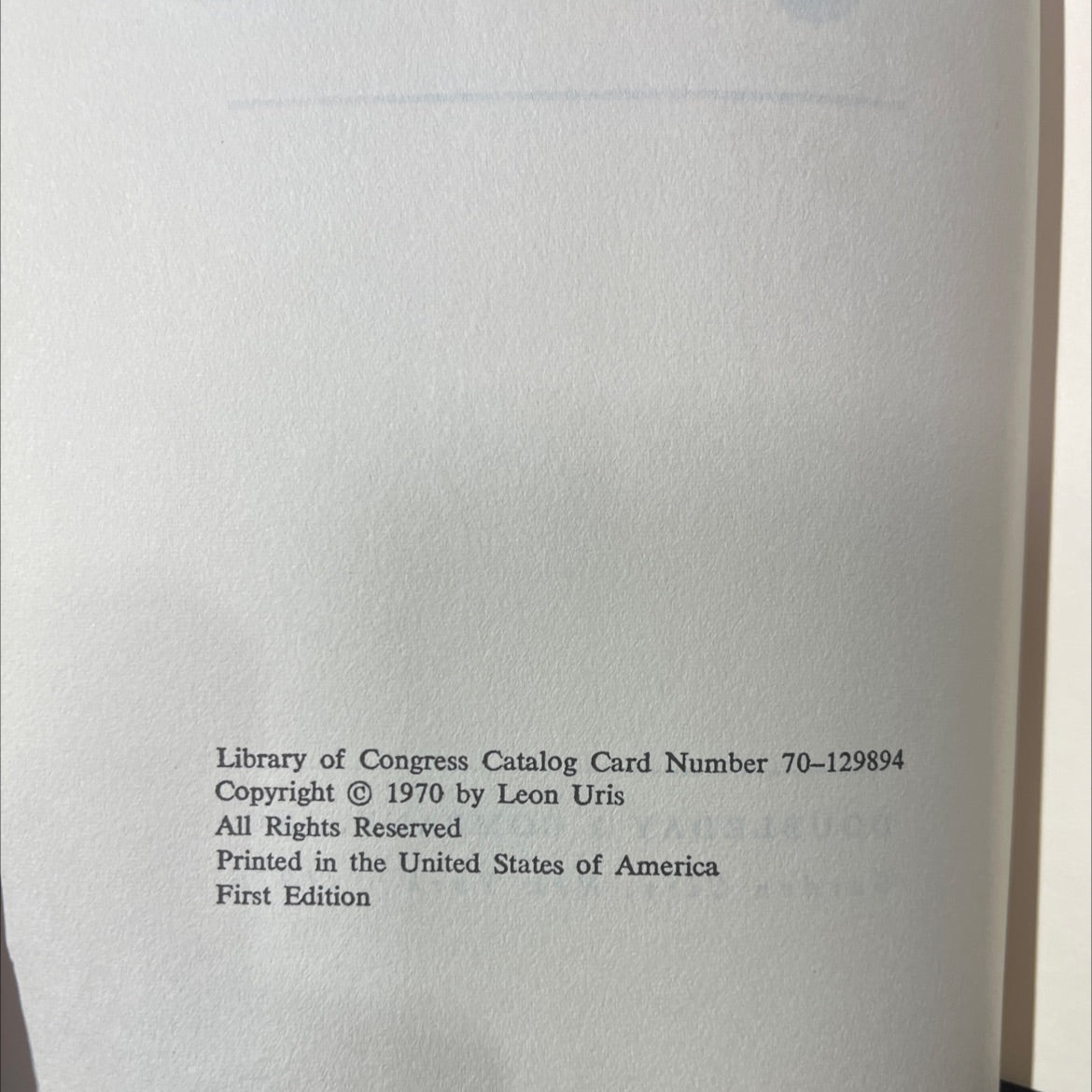 leon uris qb vii book, by Leon Uris, 1970 Hardcover image 3
