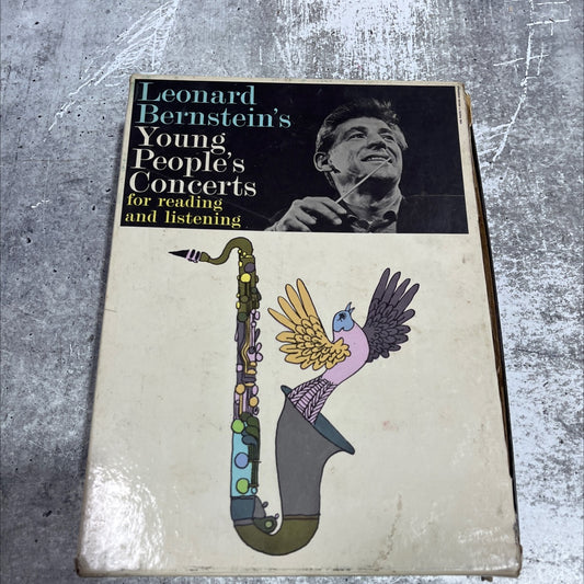 leonard bernstein's young people's concerts for reading and listening book, by leonard bernstein, 1962 Hardcover image 1