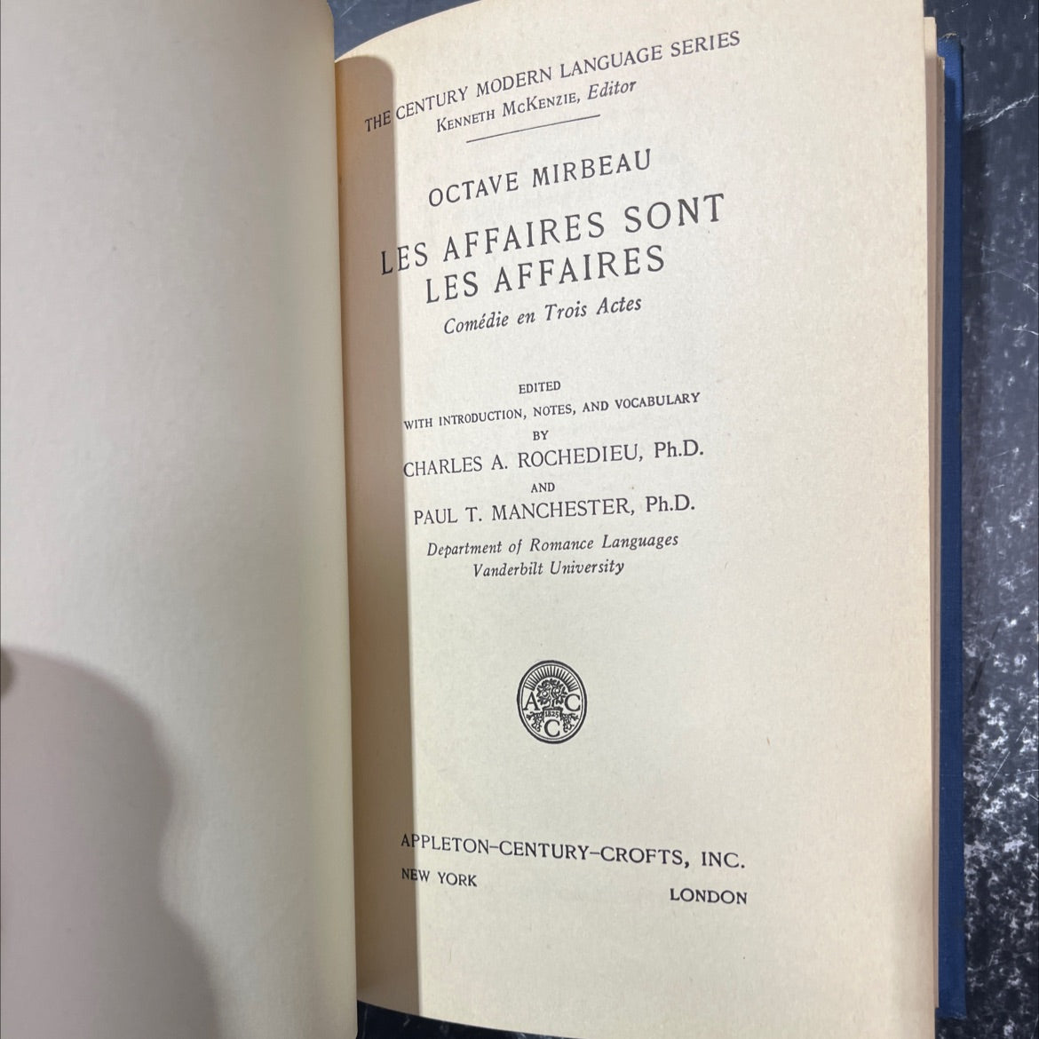 les affaires sont les affaires book, by octave mirbeau, 1939 Hardcover image 2