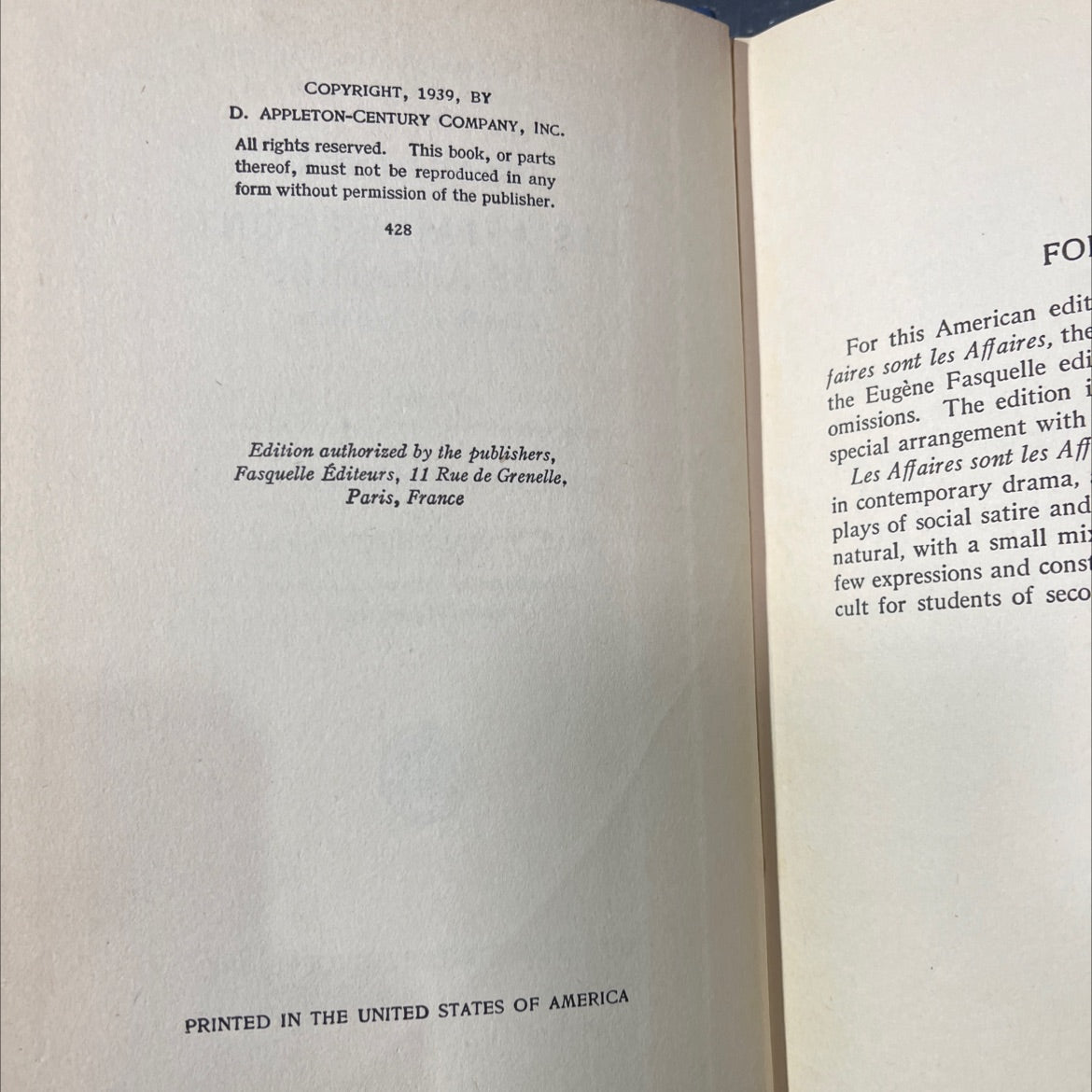 les affaires sont les affaires book, by octave mirbeau, 1939 Hardcover image 3