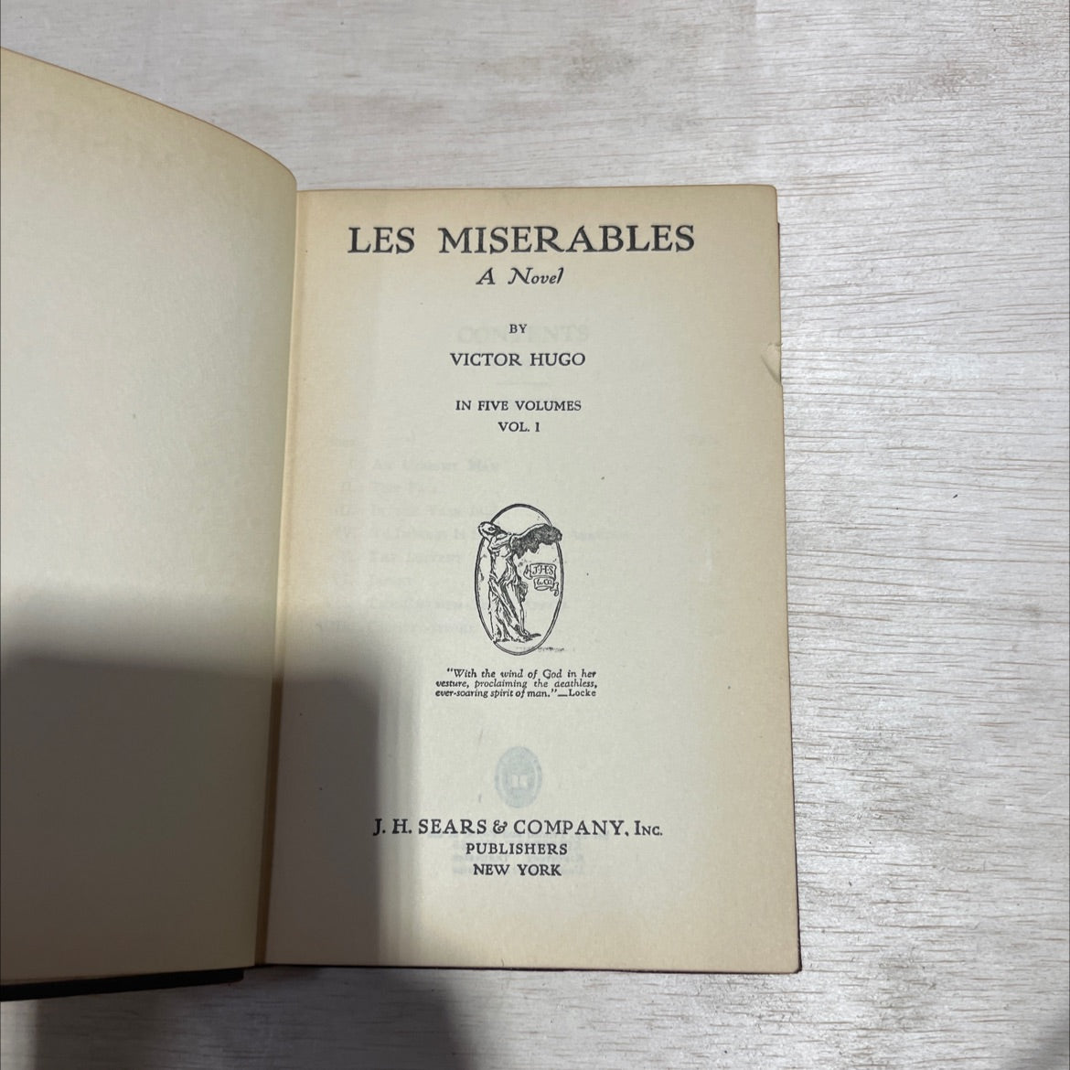les miserables a novel book, by victor hugo, 1970 Hardcover image 2