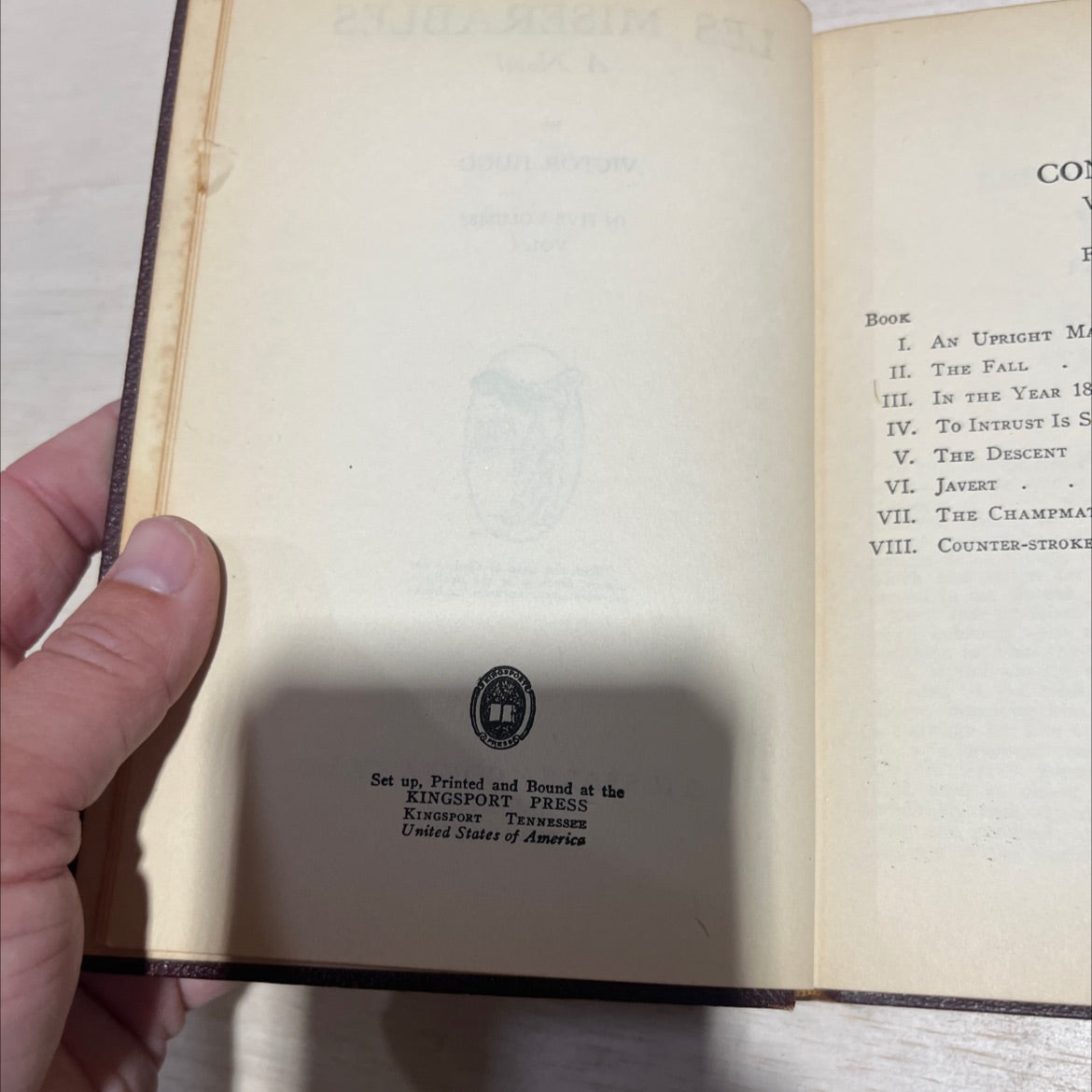 les miserables a novel book, by victor hugo, 1970 Hardcover image 3