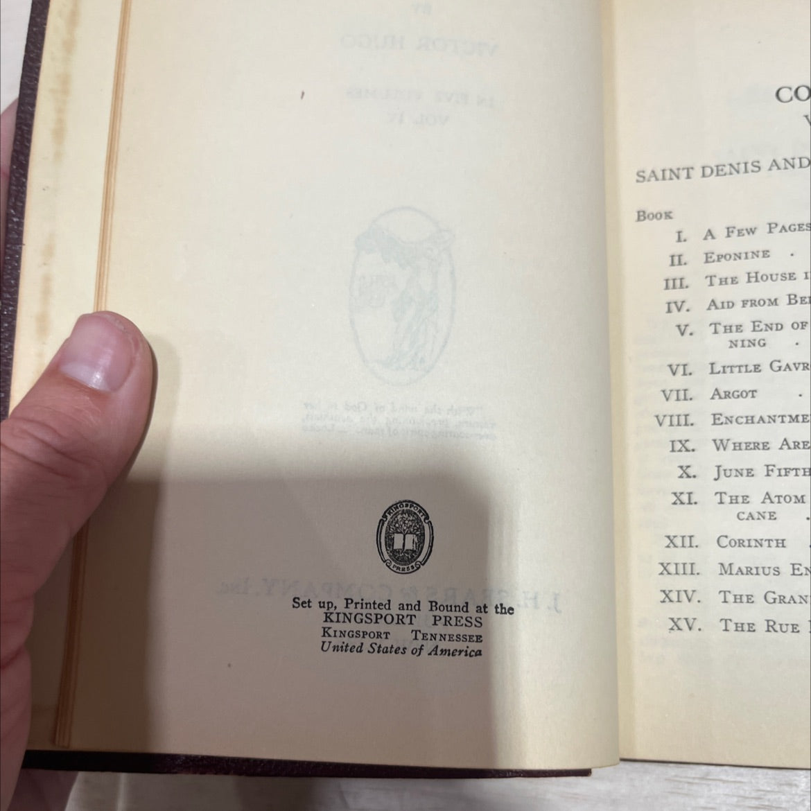 les miserables a novel book, by victor hugo, 1970 Hardcover image 3