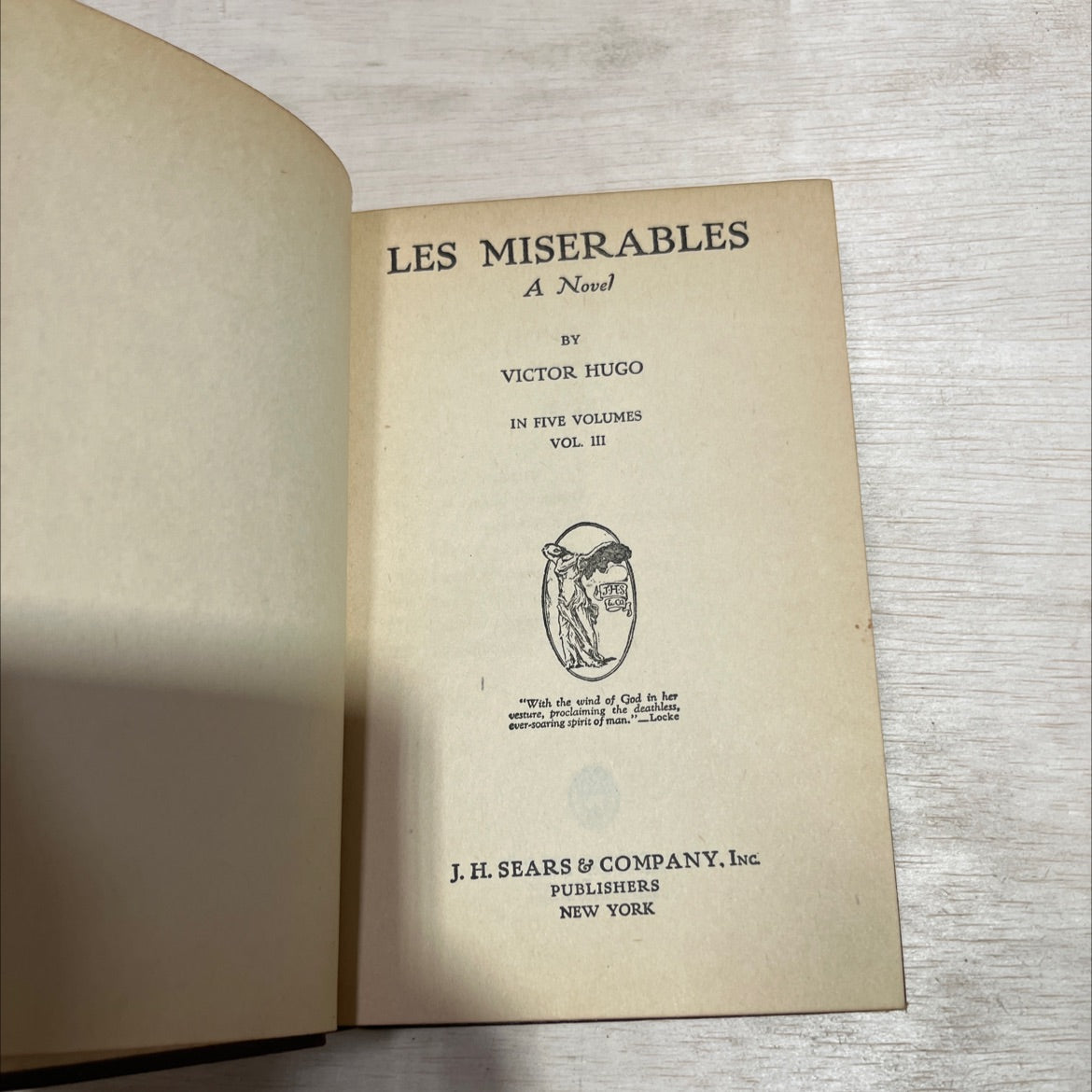 les miserables a novel book, by victor hugo, 1970 Hardcover image 2