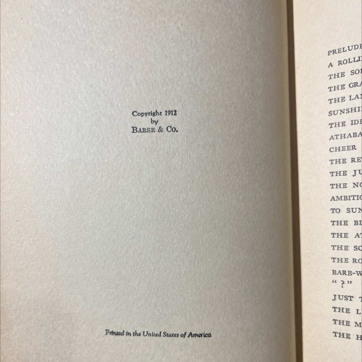 les servies rhymes of a rolling stone book, by robert w. service, 1912 Hardcover image 3