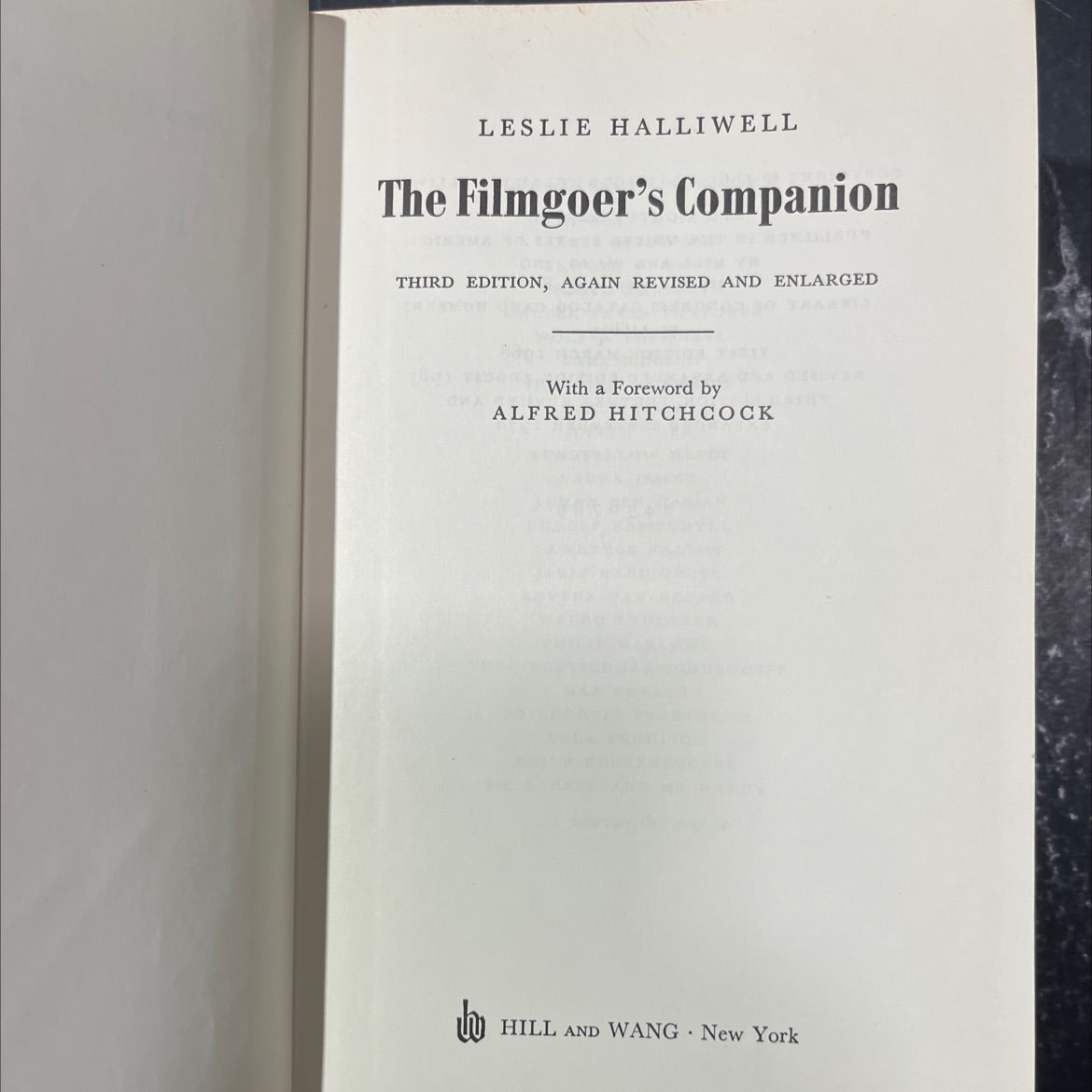 leslie halliwell the filmgoer's companion book, by leslie halliwell, 1970 Hardcover image 2