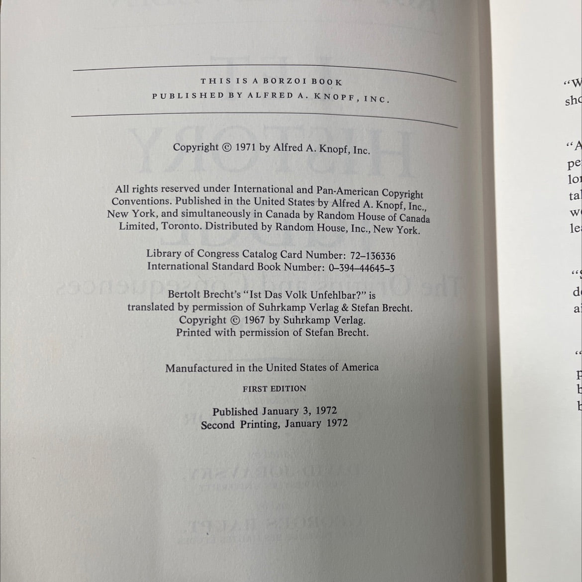 let history judge the origins and consequences of stalinism book, by roy a. medvedev, 1972 Hardcover image 3