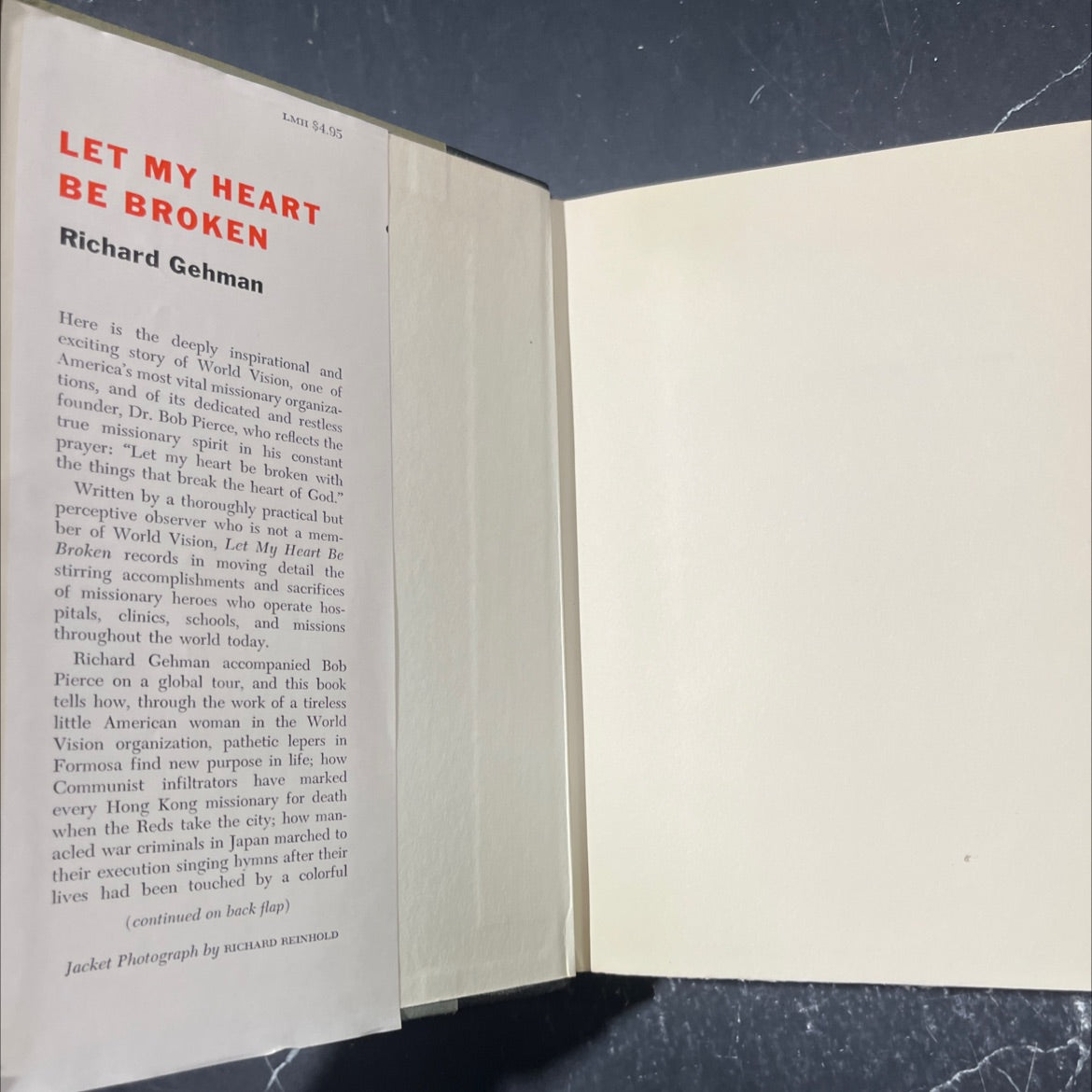let my heart be broken book, by richard gehman, 1960 Hardcover image 4