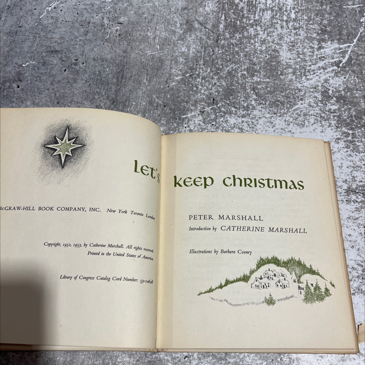 let's keep christmas book, by peter marshall, 1953 Hardcover image 2
