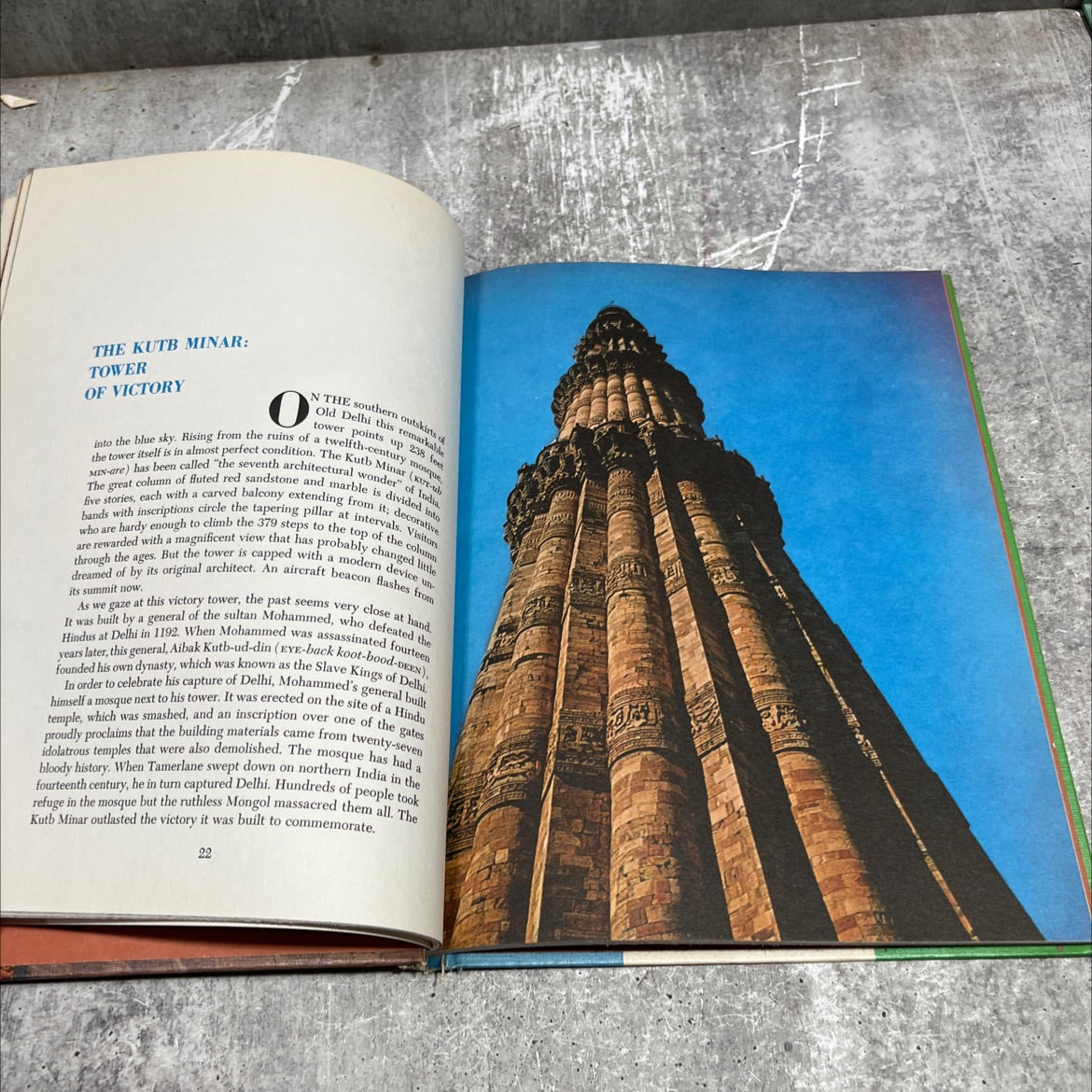 let's travel in india book, by darlene geis, 1965 Hardcover image 4