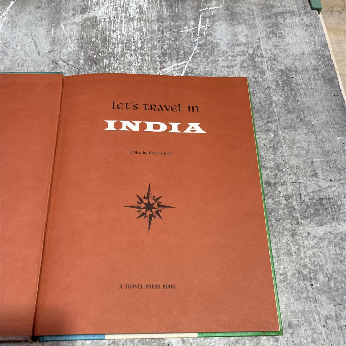 let's travel in india book, by darlene geis, 1965 Hardcover image 2
