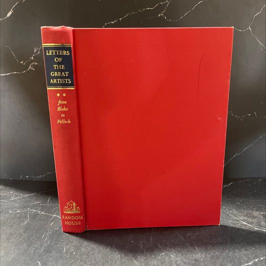 letters of the great artists from blake to pollock book, by richard friedenthal, 1963 Hardcover image 1