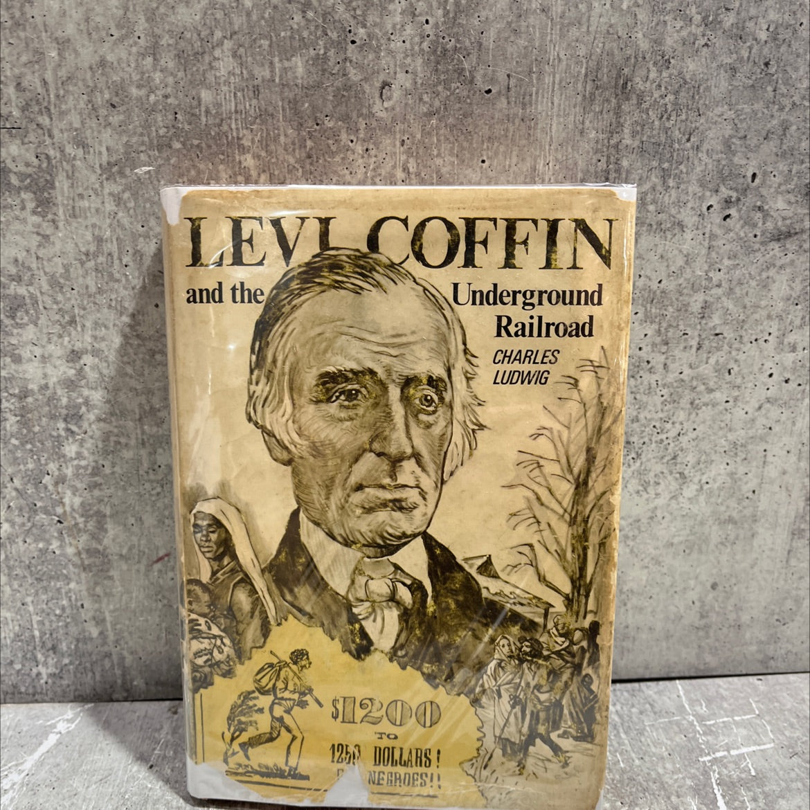 levi coffin and the underground railroad book, by Charles Ludwig, 1975 Hardcover image 1