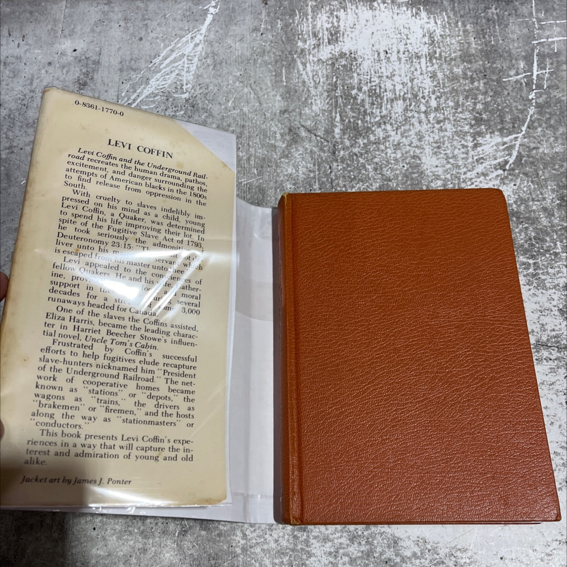 levi coffin and the underground railroad book, by Charles Ludwig, 1975 Hardcover image 4