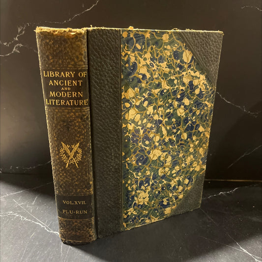 library of ancient and modern literature book, by harry thurston peck, 1901 Leather image 1