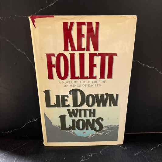 lie down with lions book, by ken follett, 1986 Hardcover image 1