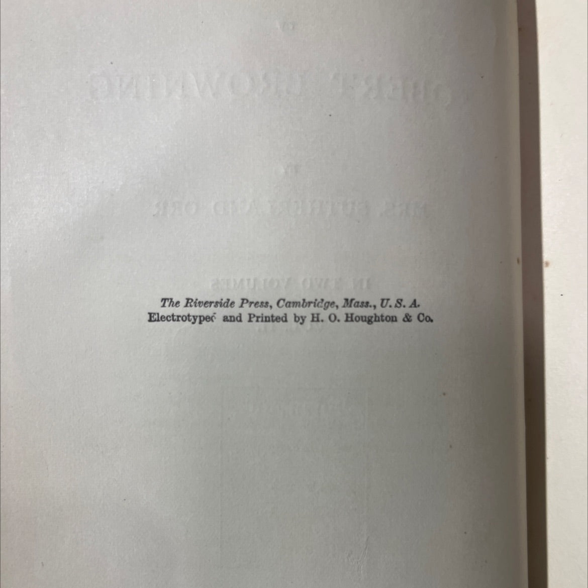 life and letters of robert browning vol. ii book, by mrs. sutherland orr, 1895 Hardcover image 3