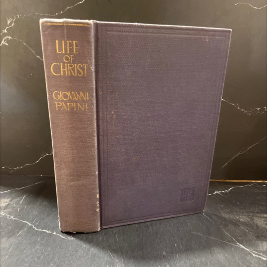 life of christ book, by giovanni papini, 1924 Hardcover image 1