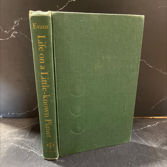 life on little-known planet book, by howard ensign evans, 1968 Hardcover image 1
