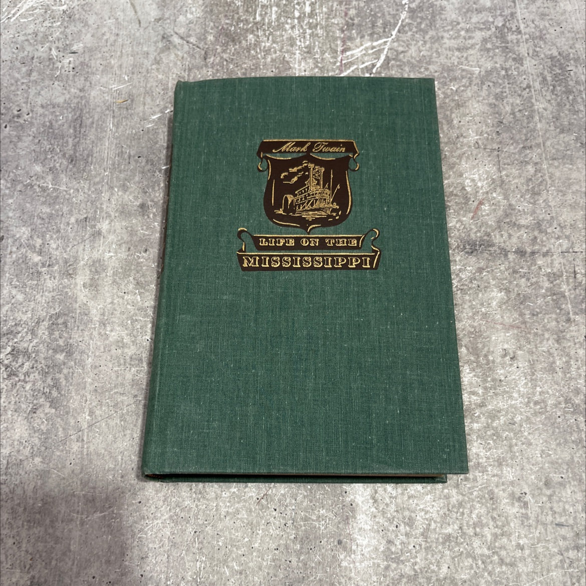 life on the mississippi book, by Mark Twain, 1944 Hardcover image 1