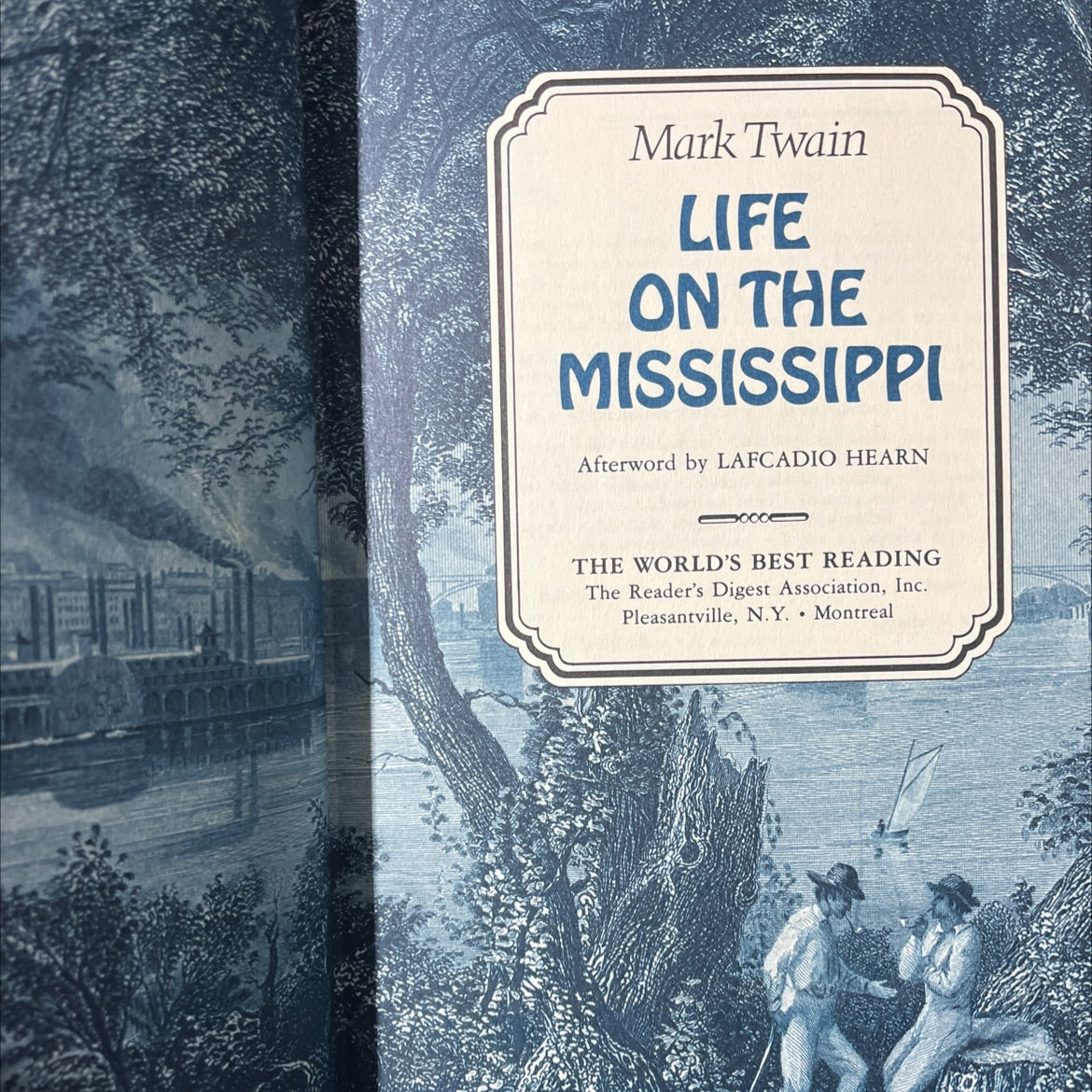life on the mississippi book, by Mark Twain, 1987 Hardcover image 2