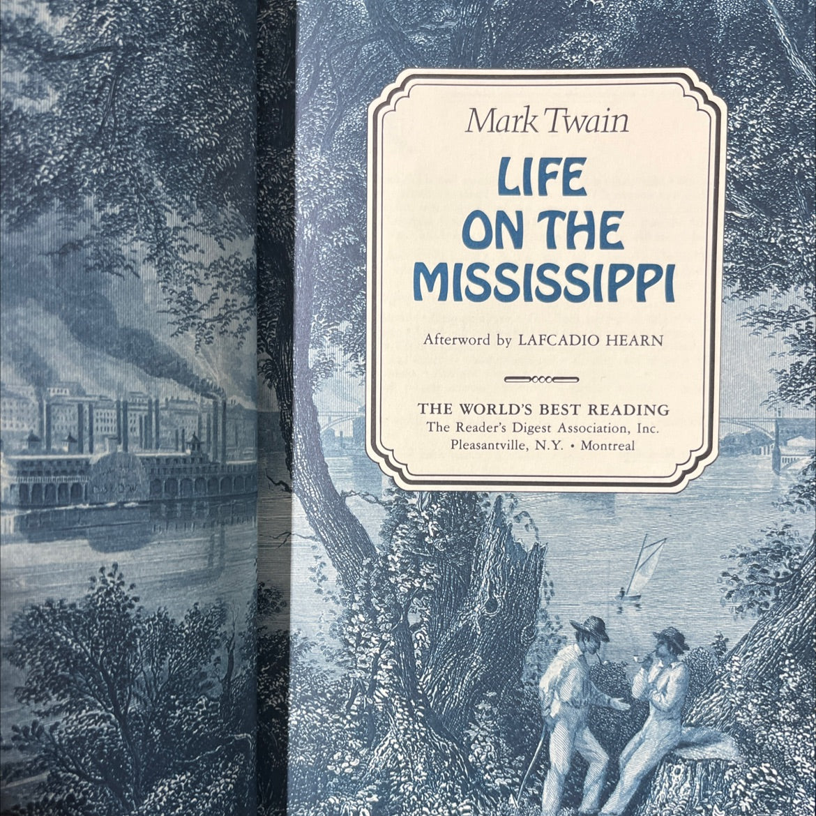 life on the mississippi book, by Mark Twain, 1987 Hardcover image 2