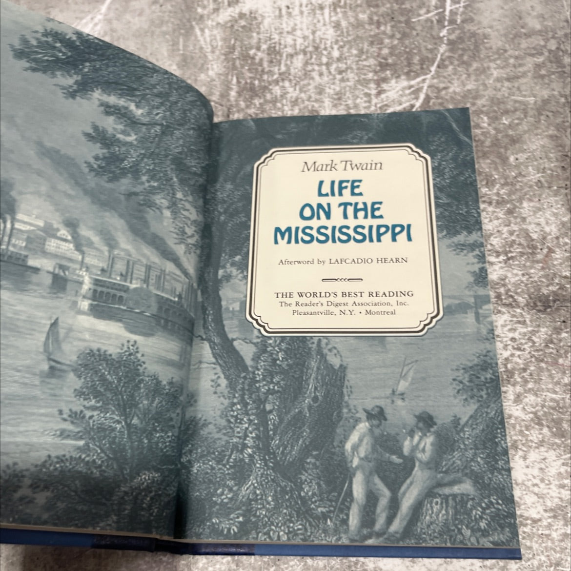 life on the mississippi book, by Mark Twain, 1987 Hardcover image 2