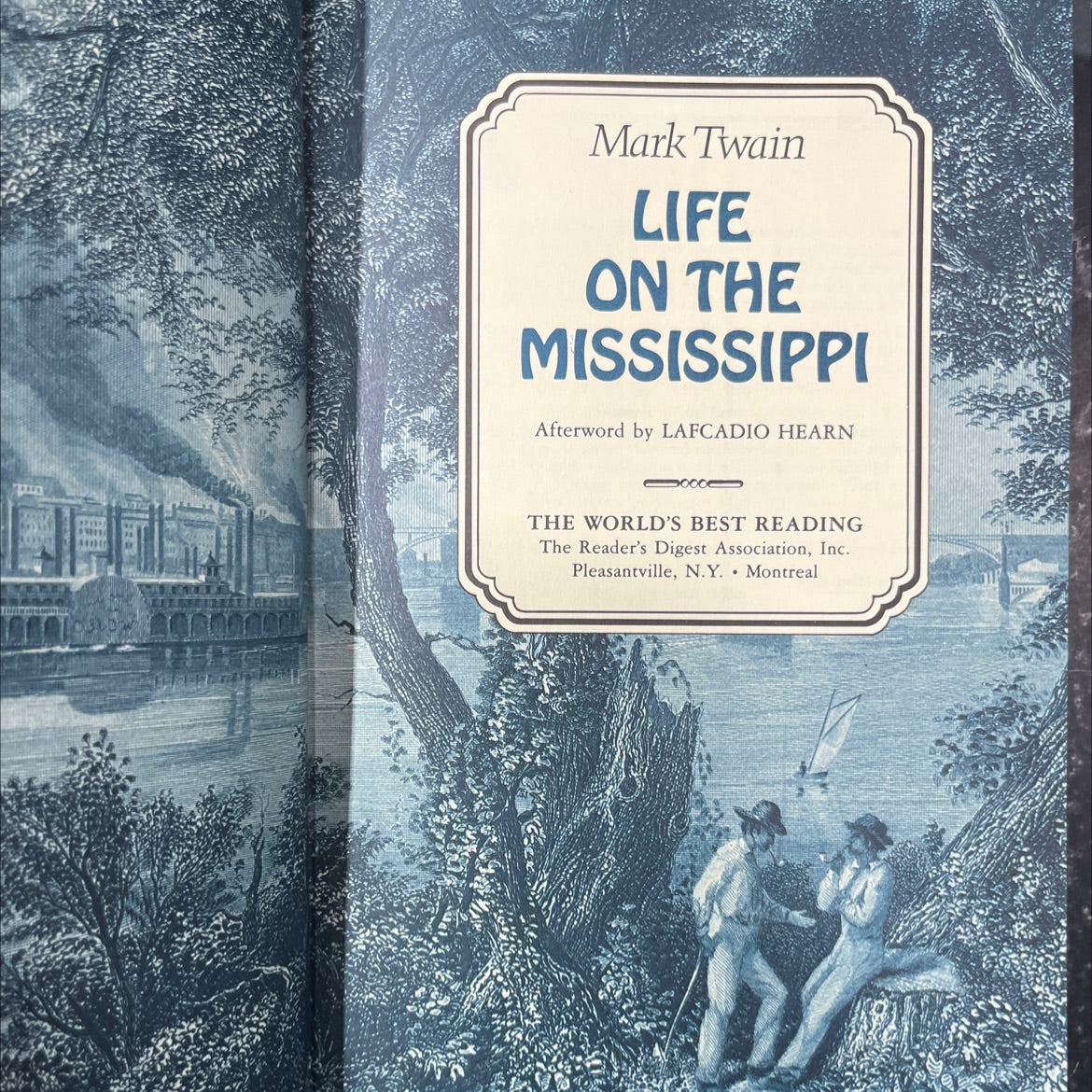 life on the mississippi book, by Mark Twain, 1987 Hardcover image 2