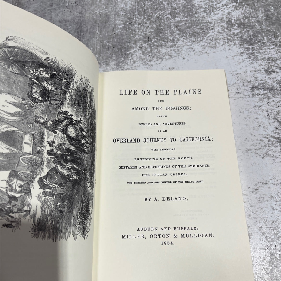 life on the plains and among the diggings; being scenes and adventures of an overland journey to california: with image 2